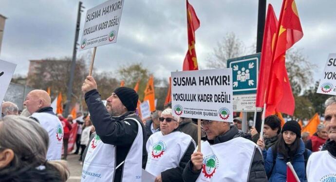 Emekliler Ankara’da sokağa çıktı: Hesabını ilk sandıkta soracağız