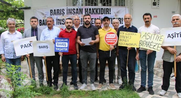 İHD’nin ‘Barış Nöbeti’ 5 kentte sürüyor