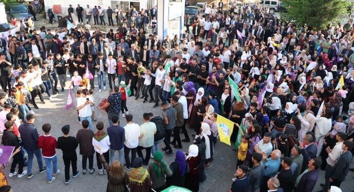 DEM Parti Curnê Reş’te seçim startı verdi: Bir kez daha kazanacağız
