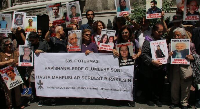 F oturması: İhlaller sonucu yaşamını yitiren tutsak Akdoğan’a dikkat çekildi