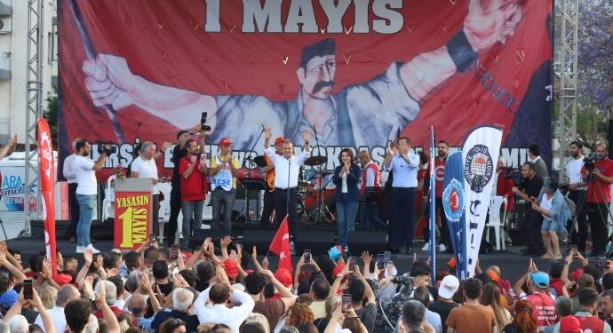 Hatay’dan Osmaniye’ye birçok merkezde 1 Mayıs