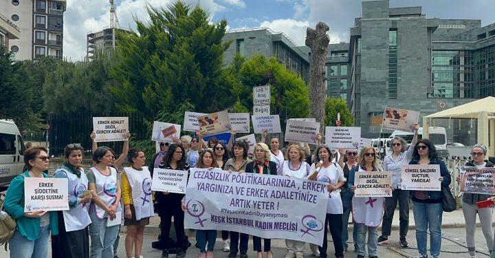 Cinsel saldırı davasındaki karara tepki: Mücadelemiz sürecek