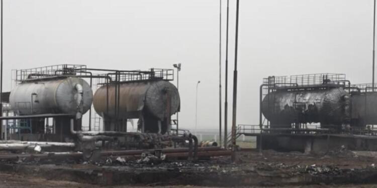 Türkiye petrol istasyonunu bombaladı