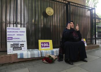 Emine Şenyaşar’ın Adalet Nöbeti 100’üncü gününde