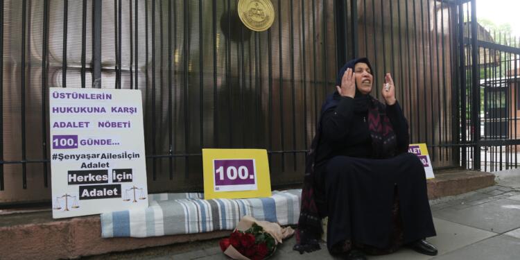 Emine Şenyaşar’ın Adalet Nöbeti 100’üncü gününde