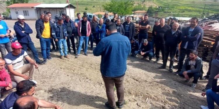 Çorum’da kömür işçileri haklarını geri aldı