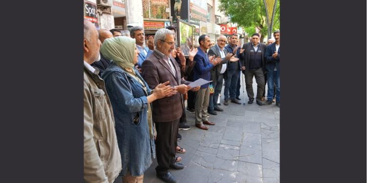 Çewlig’te Kobanê Davası protestosu