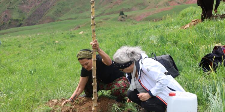 Seyit Rıza ve yoldaşları için 40 fidan dikildi