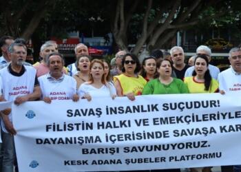 KESK, İsrail saldırılarını protesto etti