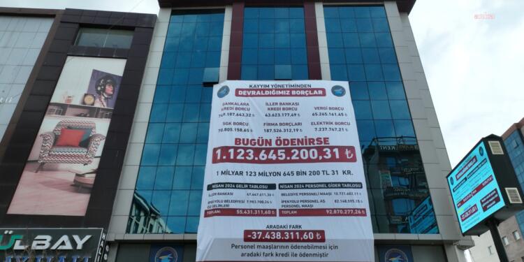 Borçla devralınan belediye, personel giderleri için kredi çekti
