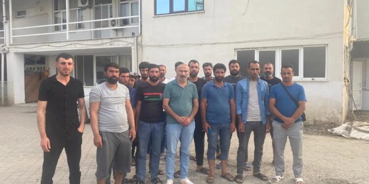 İnşaat işçilerinin eylemi kazanımla sonuçlandı