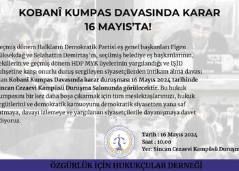 ÖHD, Kobanê Davası için dayanışma çağrısı yaptı