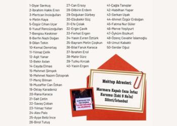 SGDF, 1 Mayıs tutsakları için dayanışma çağrısı yaptı