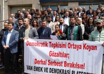 Wan’da gözaltılar protesto edildi