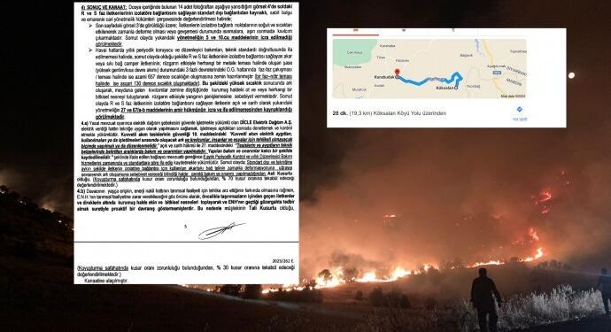 Aynı bölgede 2023’te çıkan yangında DEDAŞ kusurlu bulunmuş!