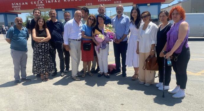 HDP Agirî eski Belediye Eşbaşkanı Mukaddes Kubilay tahliye oldu