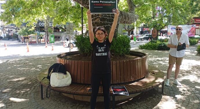 Nöbet bu kez deprem ve yangınlarda yaşamını yitirenler için