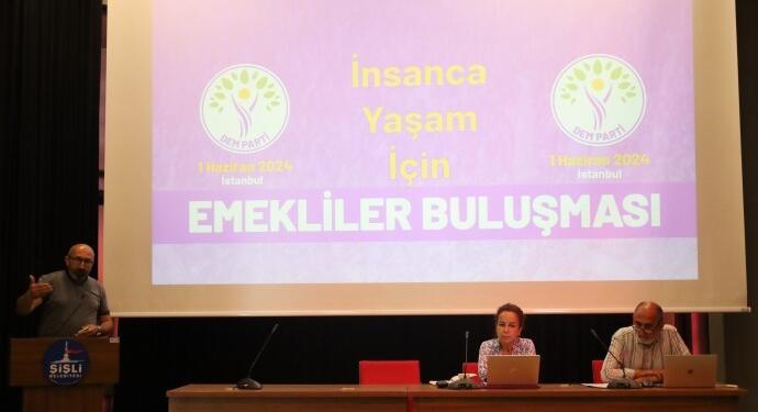 DEM Parti’den ‘İnsanca yaşam için emekliler buluşması’
