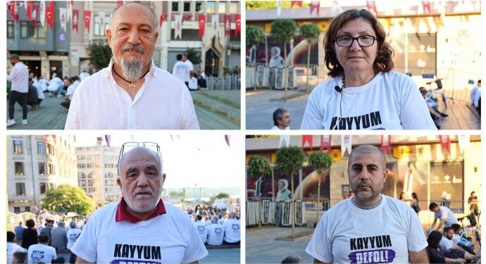 İstanbul’da kayyım nöbeti tutanlar: Kayyım demokrasiye tehdittir