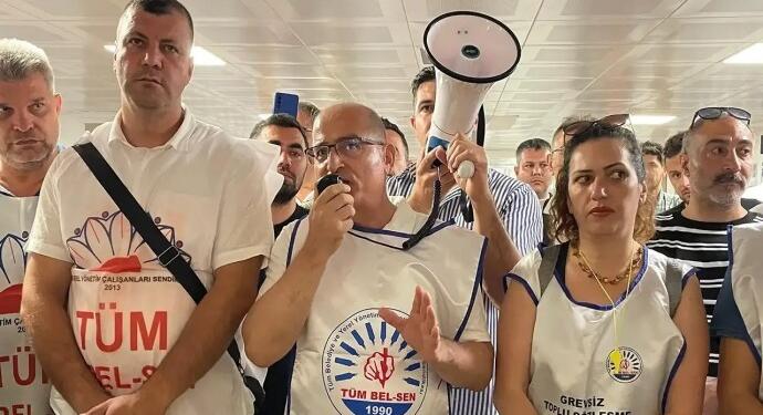 İZBB’de işçilerin eylemi devam ediyor