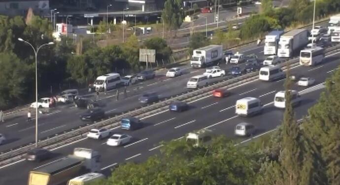 TEM Otoyolu’nda zincirleme kaza