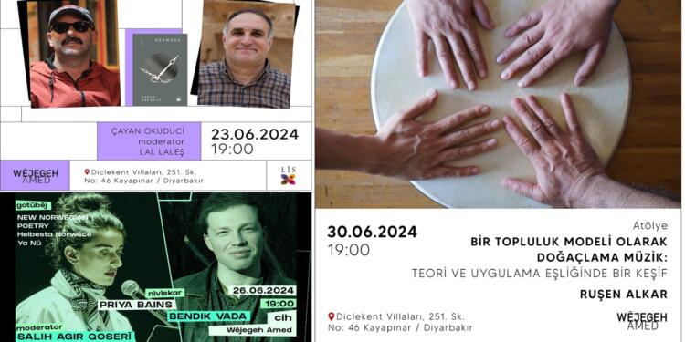 Wejegeh Amed’in Haziran ayı programı duyuruldu