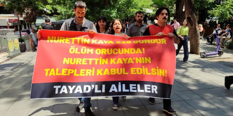 TAYAD üyeleri ‘ölüm orucu’ eyleminde gözaltında alındı