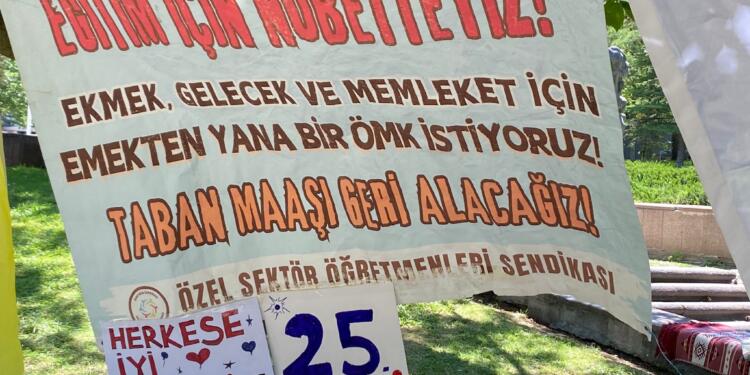 Öğretmenler 25 gündür eylemde