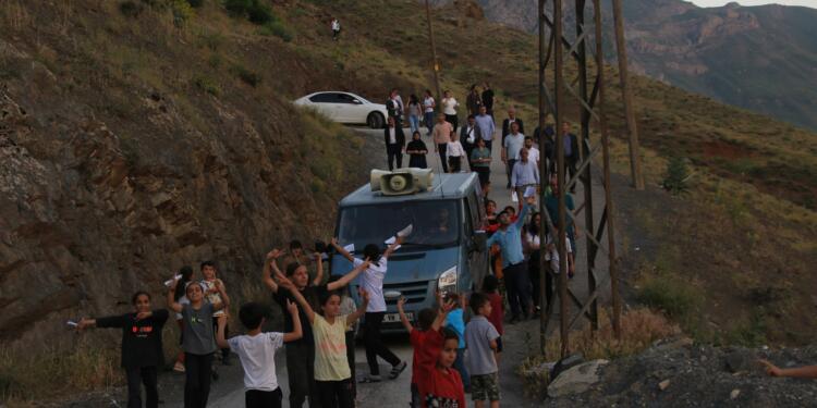Colemêrg’de gün boyu miting çalışması yapıldı