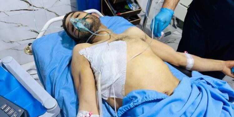 Tarlasını sularken intihar dronuyla bombalandı