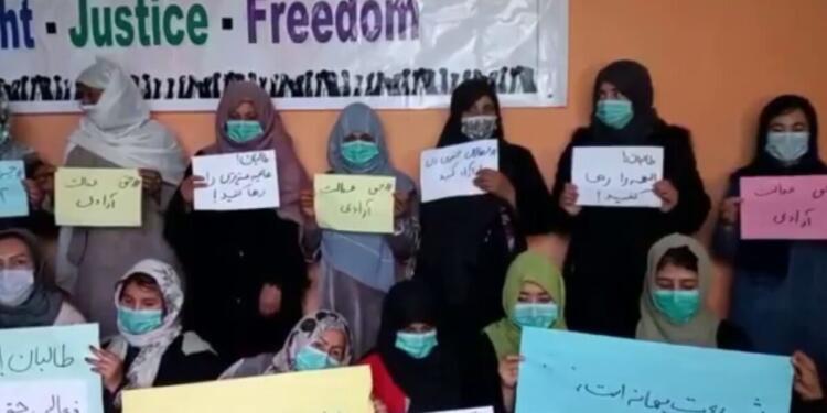 Kadınlardan BM ve Taliban görüşmesine karşı açıklama