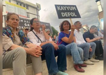 Fotoğraf sergisi ile kayyıma tepki