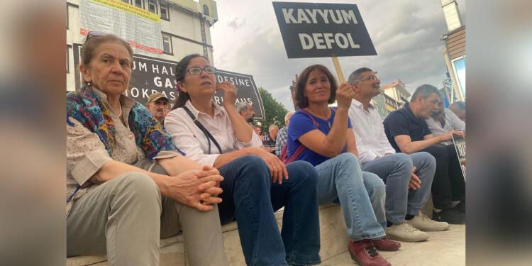 Fotoğraf sergisi ile kayyıma tepki