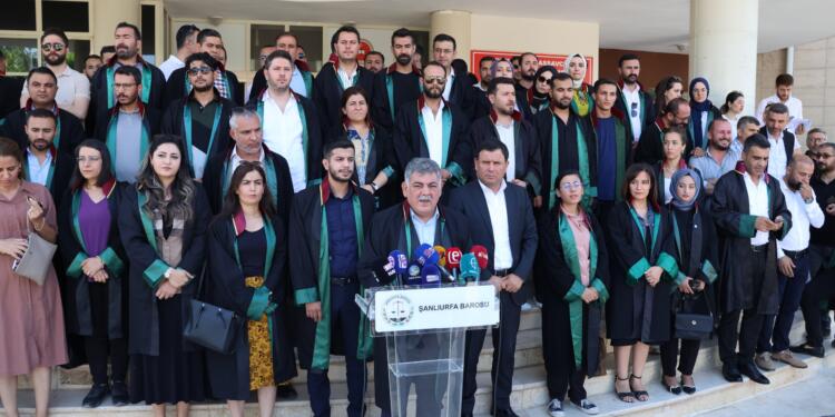 Riha’da şiddete tepki: Avukatlar takip ettikleri dosyanın tarafı değildir