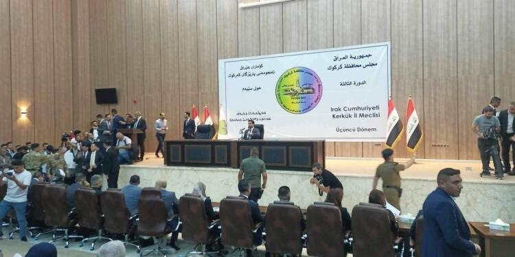 Kerkük İl Meclisi’nin ilk toplantısı yapıldı, vali hala belirsiz