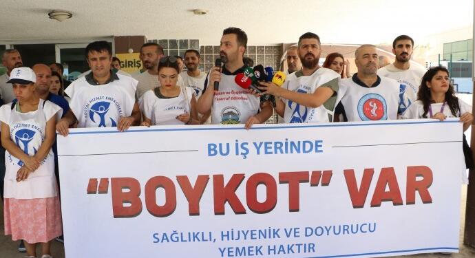 Zehirlenme yaşanan hastanede yemek boykotu