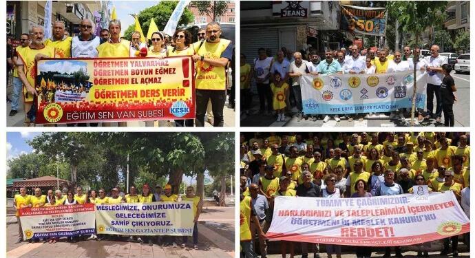 Birçok kentte eylem: ‘Öğretmenlik Meslek Kanunu’ geri çekilsin