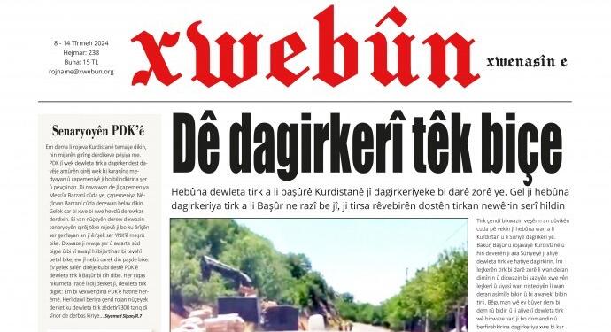 Xwebûn’dan 238’inci sayı