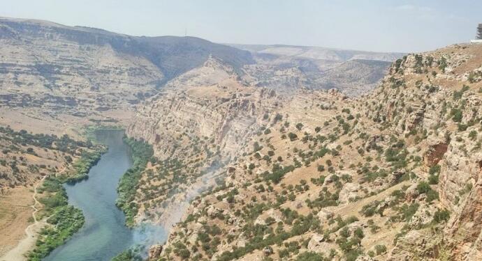 Botan Vadisi’nde yangın çıktı