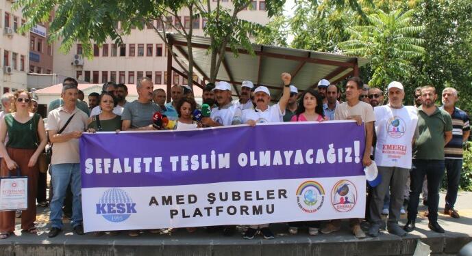 KESK’ten ‘Sefalete teslim olmayacağız’ eylemi
