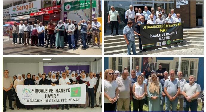 Türkiye’nin saldırıları birçok çok kentte protesto edildi