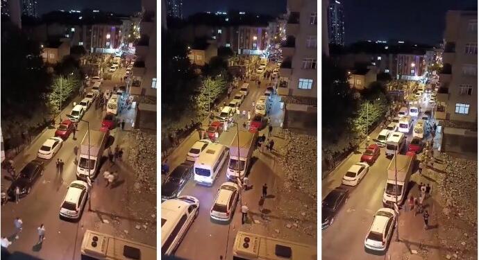 Mültecilere yönelik ırkçı saldırılar gece boyu sürdü