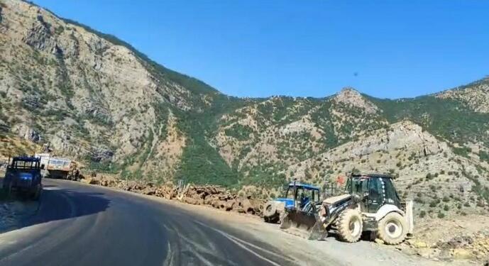 Komate’de orman kıyımı sürüyor