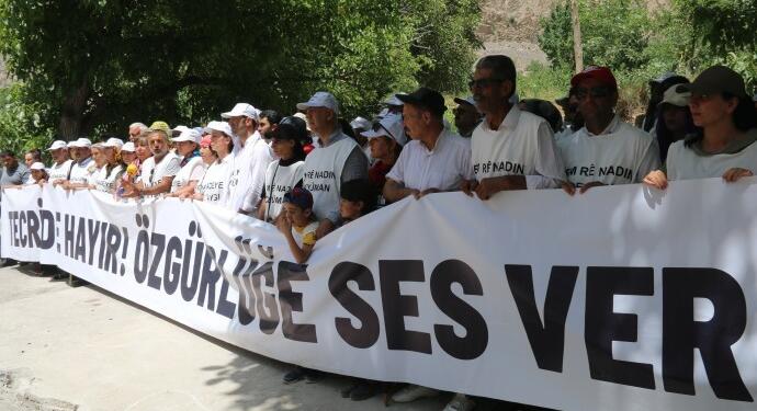 Colemêrg’e son 10 kilometre: Bu yürüyüş halkların yürüyüşü