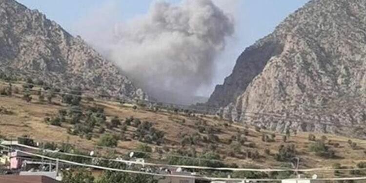 Türkiye’nin saldırıları sonucu Duhok’taki dağlarda yangın çıktı