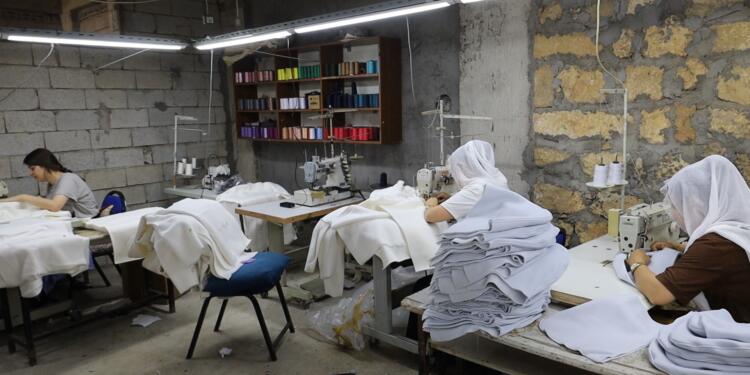 Gom’lu kadınlar köylerine tekstil atölyesi kurdu