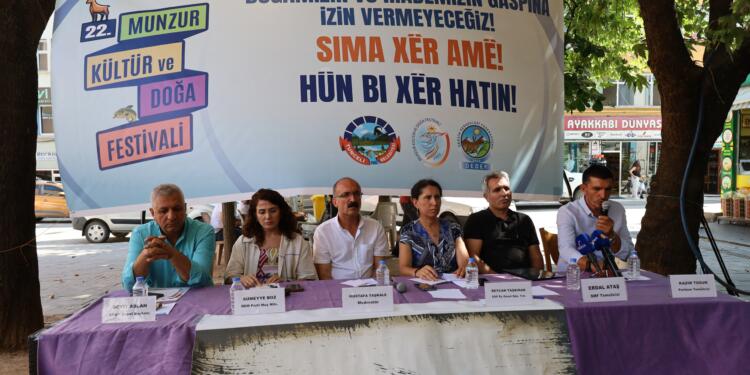 Munzur Festivali’nde ‘ortak mücadele’ vurgusu