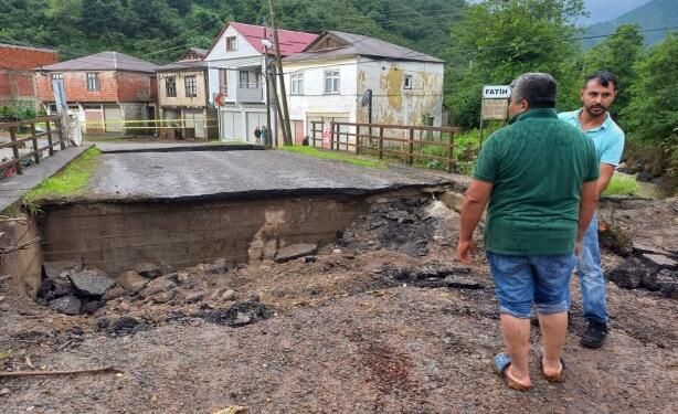 Giresun’da sel ve heyelan