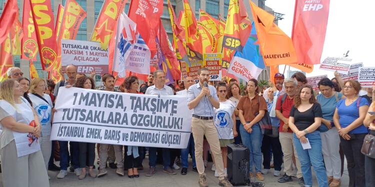 ‘1 Mayıs alanı Taksime yürümek suç değildir’