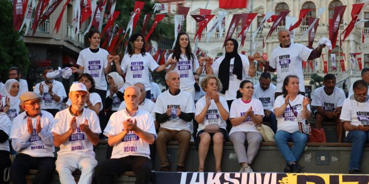 İstanbul’daki kayyım nöbetinde özgür basın çalışanlarını sahiplenme çağrısı